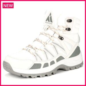 Women's Winter Snow Boots Waterproof Fur Lined Ankle Hiking Boots Non-Slip